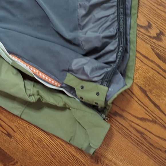 Burton Jacket zip front gorpcore winter Snowboarding Ski Bio-Lite green Sz XS - Picture 10 of 13